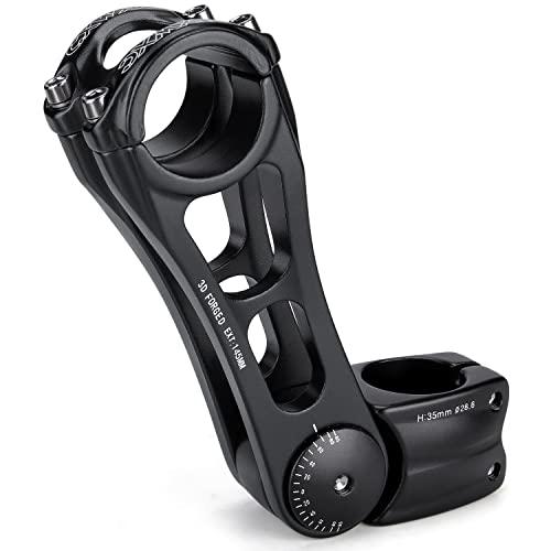 CXWXC ステム 140度角度調整 クランプ径/ 31.8mm ハンドルステム 自転車 アジャスタ...