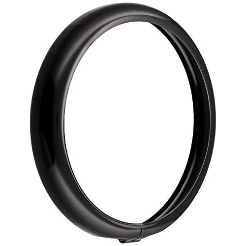 キジマ kijimaバイク バイクパーツ ヘッドライトベゼル ブラック XL DYNA等 除くカスタ...