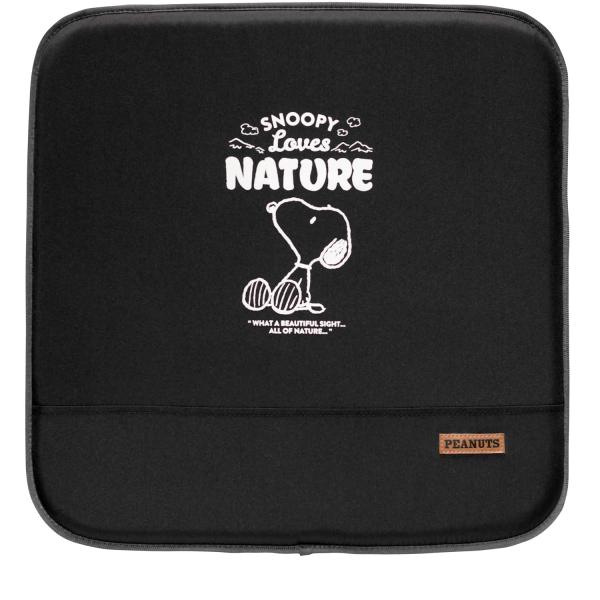 ボンフォームBONFORM スヌーピーネイチャー クッション ブラック 45x45cm 防水 キズや...