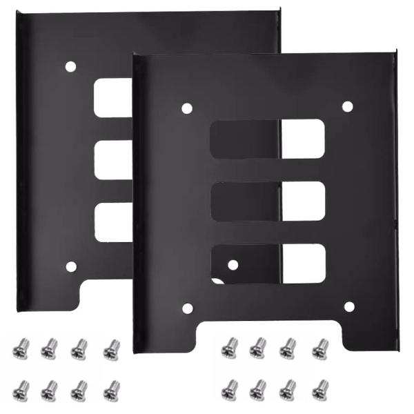 2.5HDD/SSD3.5用サイズ変換ブラケット 金属製SSD 変換ブラケット SSD/HDD 取り...
