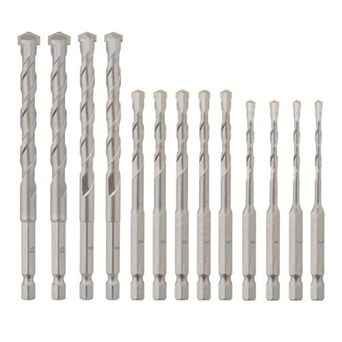 Gunpla コンクリートドリルビットセット 13本組 3.0・4.0・5.0・6.0・8.0・10...