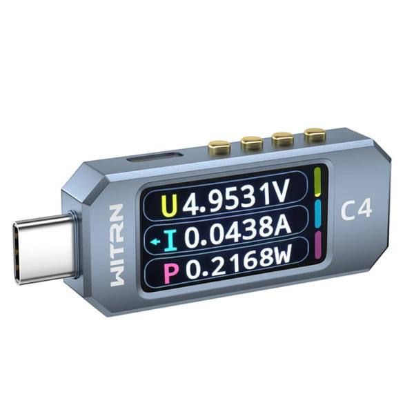 USB パワーメーター PD 3.1 Type-c テスター デジタルマルチメーター 電流テスター ...