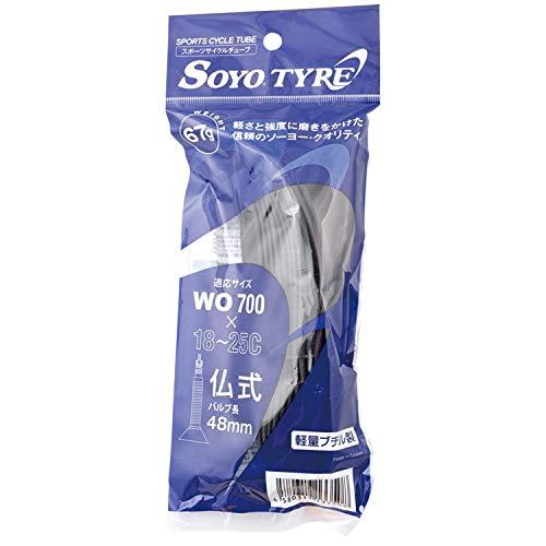 SOYO TYREソーヨータイヤ スポーツサイクルチューブ 仏式 48mm 23050 WO700X...