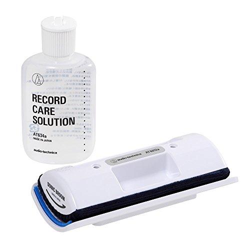 オーディオテクニカ AT6012a レコードクリーナー 湿式/乾式 クリーナー液AT634a付属