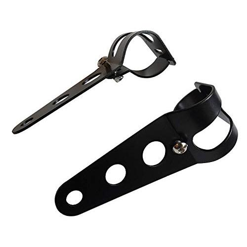 Karun 汎用 バイク ヘッドライトステー フロントフォーク取付 ヘッドライト ステー