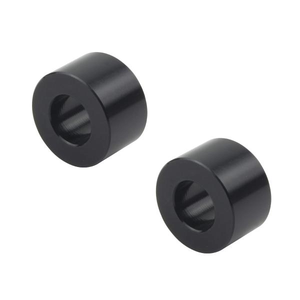 ポッシュPOSH バイク用品 アルミユニバーサルカラー ブラック 内径8mmX外径16.5mmX厚さ...