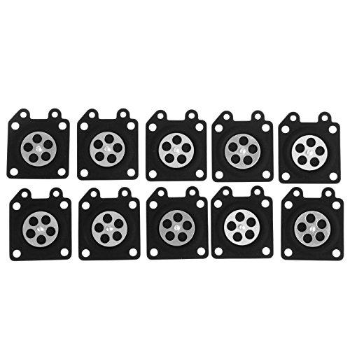 10枚入り キャブレター 計量 ダイヤフラム アセンブリ チェーンソー 修理部品 WALBRO WA...