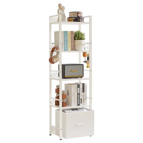 Aibiju オープンシェルフ ラック スリム 5段 本棚 幅39奥行26高さ136cm 棚 ラック...