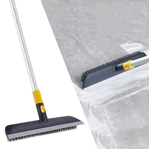 CLEANHOME デッキブラシ 風呂ブラシ タイルブラシ 94-130cm伸縮可能 掃除用品 風呂...