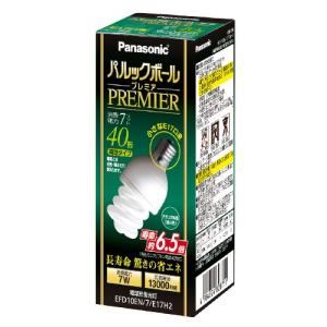 パナソニック 電球形蛍光灯 パルックボールプレミア 電球40W形相当 口金直径17mm ナチュラル色 EFD10EN7E17H2