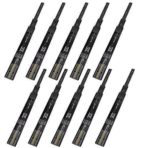 VADANIA ソフトクローズ ボールベアス 3段引 350mm スライドレール diy 拡張ボール...