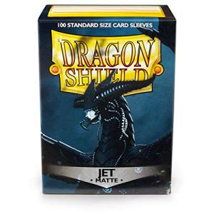 ドラゴンシールド スリーブ スタンダードサイズ 100枚入り AT-11024 マット/ジェット｜solvertex