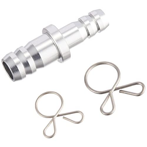 キジマKijima バイクパーツ ホース変換ジョイント 6mm→8mm アルミ製アルマイト仕上げ シ...