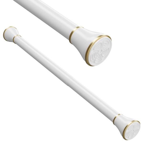 つっぱり棒160cm バネ式 突っ張り式カーテンレールポール 取り付け範囲:約90~160cm 直径...