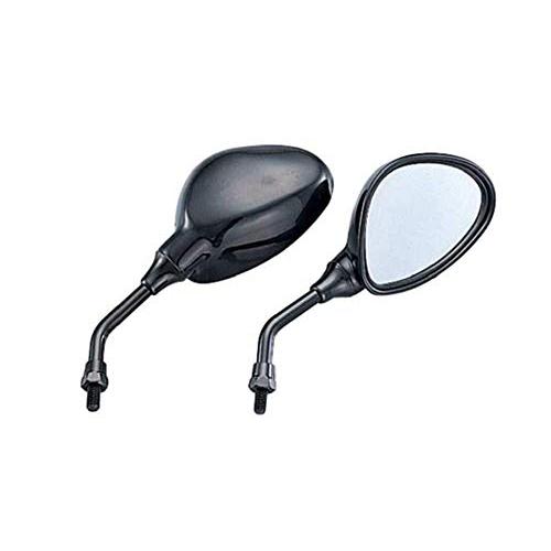 キタコKITACO スマートミニミラー M8 右側逆ネジタイプ ヤマハ系 左右1SET 汎用 ブラッ...