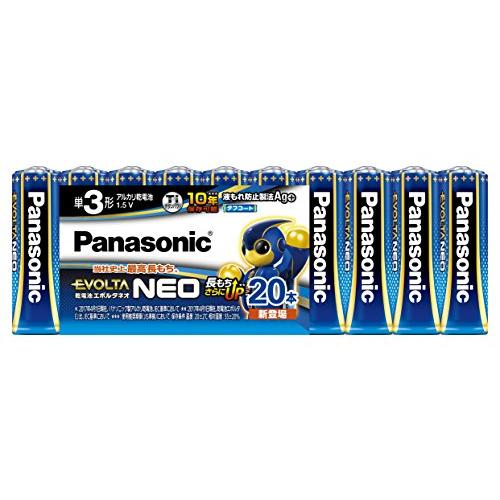 パナソニック エボルタNEO 単3形アルカリ乾電池 20本パック LR6NJ/20SW