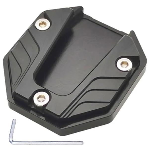 バイク スタンドプレート バイク用 サイドスタンド プレート合金製 汎用 サイドスタンド パーツ ノ...