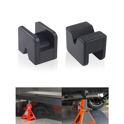 CHELHEAD ジャッキパッド ゴム製ラバークッション タイヤジャッキ 方形 ジャッキアップ用アダ...