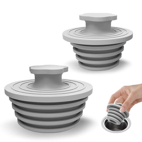 Osznmmg バス用 風呂栓 2025新開発2個セット ゴム栓 排水口 止水栓 洗面台 柔軟性 耐...