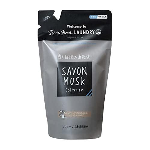 John's Blendジョンズブレンド 柔軟剤 詰め替え サボンムスク ソフナー 440ml OA...