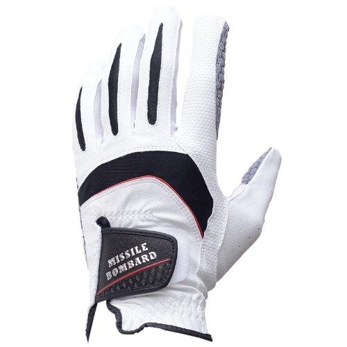 LEZAXレザックス ゴルフグローブ Missile Bombard 非公認 シリコン樹脂加工グリッ...