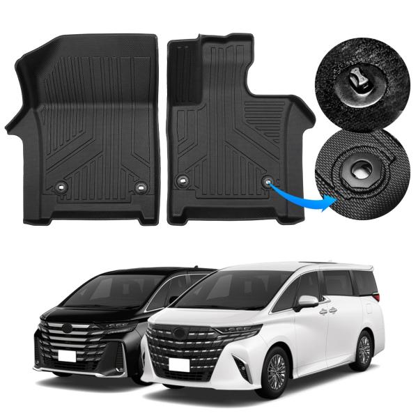 GIMUYA トヨタ アルファード 40系 ヴェルファイア フロアマット 3D 防水 立体構造 カー...