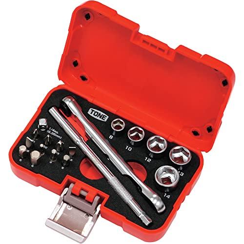 トネTONE ソケットレンチビットセット MIX21620P ビット差込 &amp;6.35mm1/4 レッ...