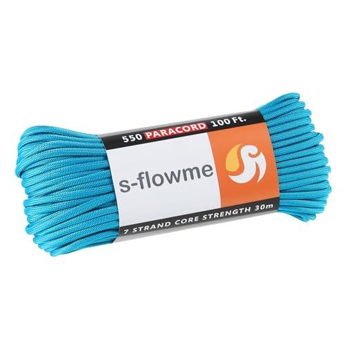 スフロームs-flowme パラコード 7芯 4mm x 30m 全60色 耐荷重 250kg クラ...