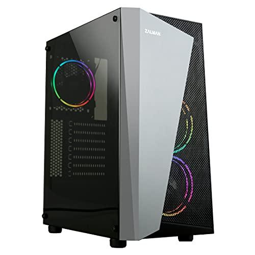 ZALMAN S4 Plus ミドルタワーPCケース RGBファン 3基搭載 CS7798