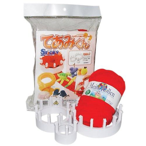 リリアン編みができる 手あみくん 3種セット ABS樹脂製