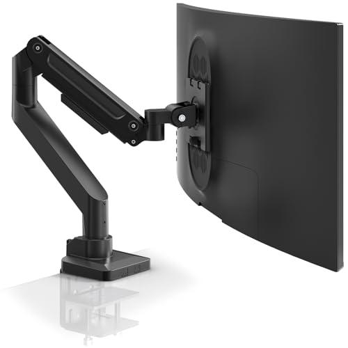ACCURTEK モニターアーム 49インチ対応 耐荷重20kg ガススプリング式 5軸調整 ウルト...