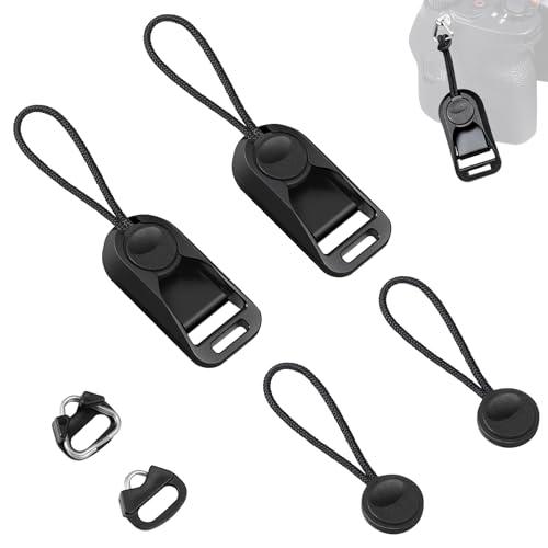 Yullmu アルミ合金+3層構造 アンカーリンクス カメラストラップ 三角リング付 耐荷重50kg...