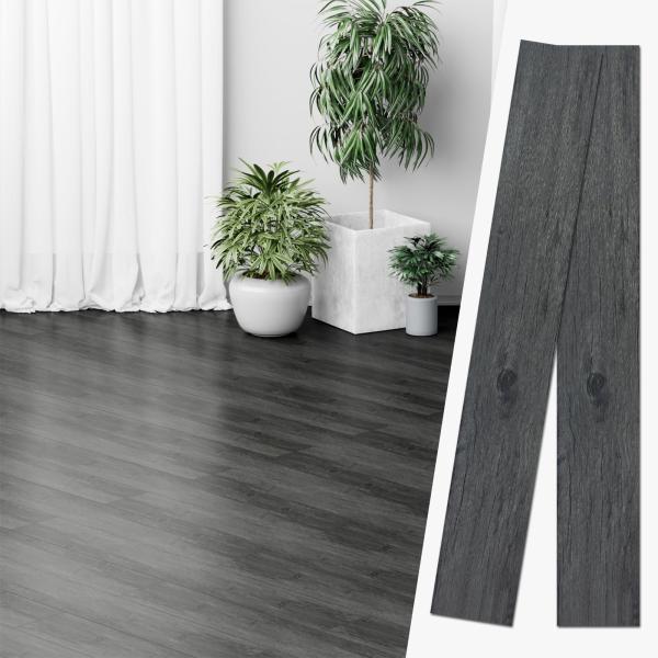 EMBOWLIFE フロアタイル 木目調 36枚セット 約3畳分 シール式 貼るだけ 初心者向け フ...