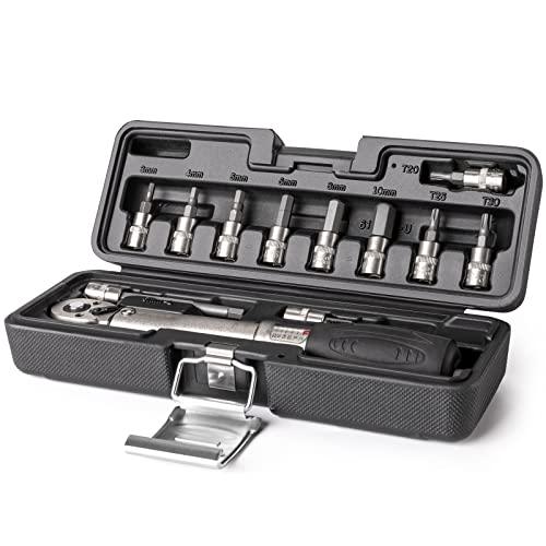 CYCLISTS 自転車 トルクレンチセット 差込角6.35mm 2〜24N・m ロック機能 ラチェ...