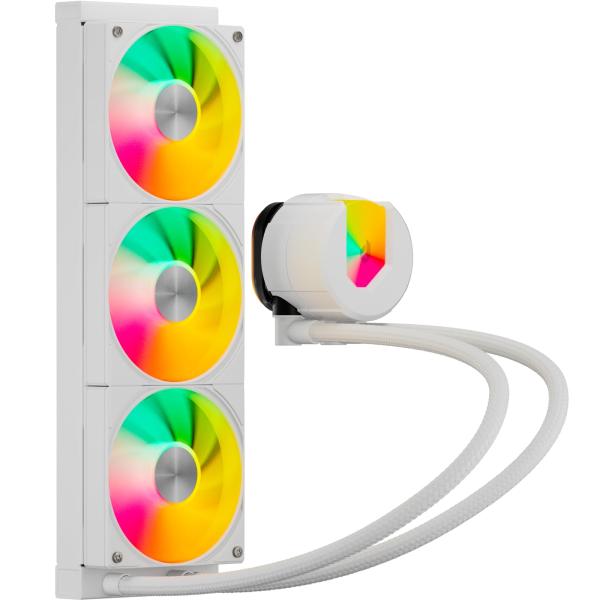 upHere 簡易水冷ARGB CPUクーラー 360mmラジエーター搭載 120mmPWMファン水...