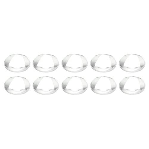 PATIKIL 直径10 mm 両凸レンズ 10個 アクリル LED光学凸コンデンサレンズ 物理教室...