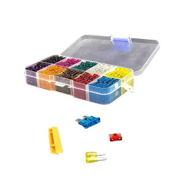 低背ヒューズ 平型ヒューズ 180枚セット ミディアム 小型 ミニチュア 各60枚 ミニ平型ヒューズ...