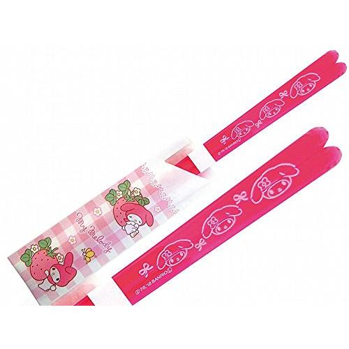 サンリオSANRIO  マイメロディ  リボン クリア 箸 ピンク 490561