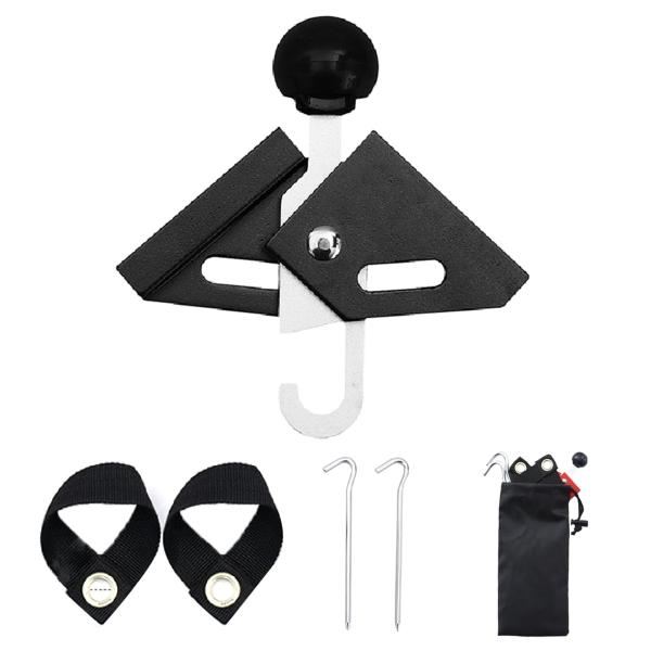 Azarxis 二又化パーツ 二股化パーツ ワンポールテント 二又化 角度調整可能 タープ ポール ...