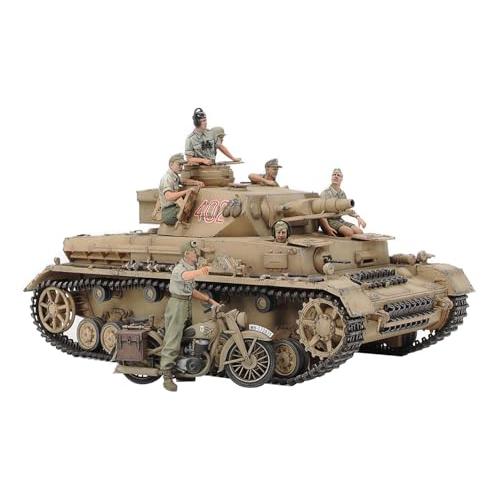 タミヤ 1/35 スケール ドイツ IV号戦車F型・伝令バイクセット 北アフリカ戦線 プラモデル 2...