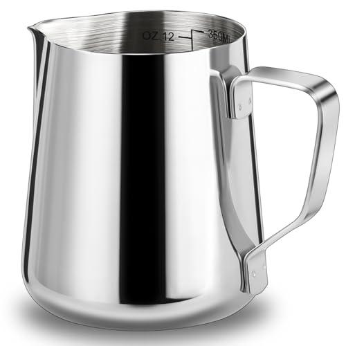 ミルクピッチャー ミルクジャグ ミルクポット ラテアート エスプレッソ蒸気ピッチャー ミルクフォーマ...