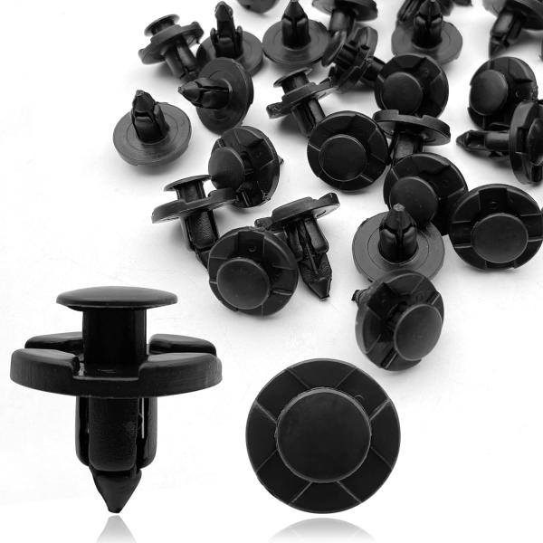 8mm穴径 自動車用リベット プッシュリベット ファスナー 泥フラップ ナイロン バンパー フェンダ...