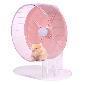 ybaymy ハムスター 回し車 ホイール 静音 安定 べアリング構造 サイレントホイール 大直径 20cm ストレス解消 ハムスター 小動物用