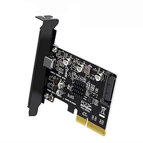 NFHK USB 3.2 Gen2 Type-C 20Gbps USB-C - PCI-E 4X E...