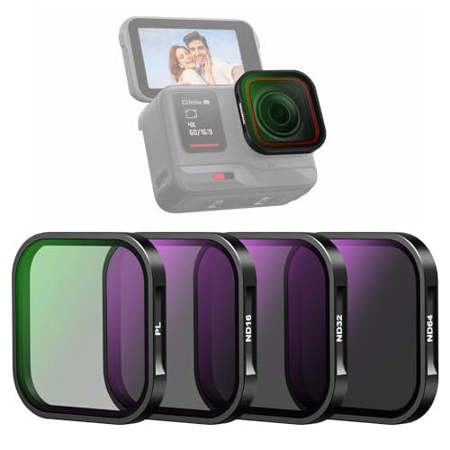 NEEWER ND&amp;CPLフィルターセット コンパチブル insta360 Ace Pro 4枚 N...