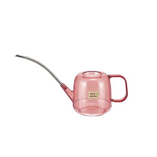 トンボ プラント ピッチャー 水差し ジョーロ じょうろ 園芸 ガーデニング 1L クリア ピンク ...