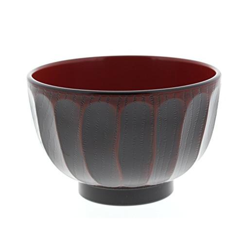 イシダ Ishida お椀 食洗機・電子レンジ対応 菊割 赤栃 PC