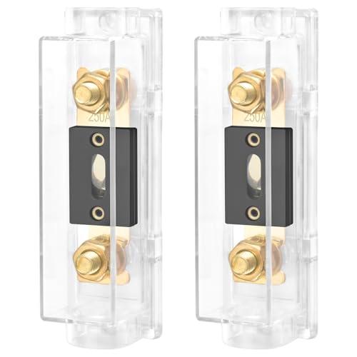 Heschen 車 ANLヒューズ付きANLヒューズホルダー 自動車 バイク オーディオサブウーファ...