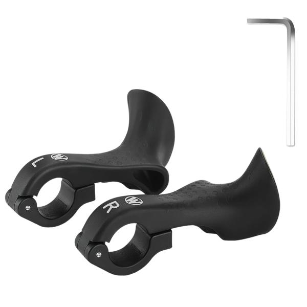 DFsucces 自転車バーエンド 自転車副ハンドルバー 内径21.8-22.2mm 補助ハンドルバ...