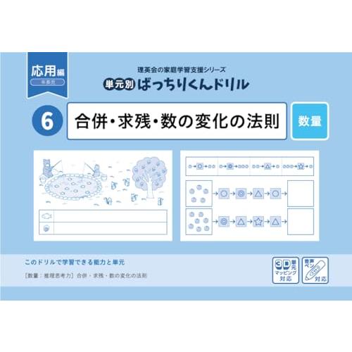 06 単元別ばっちりくんドリル 合併・求残・数の変化の法則応用編